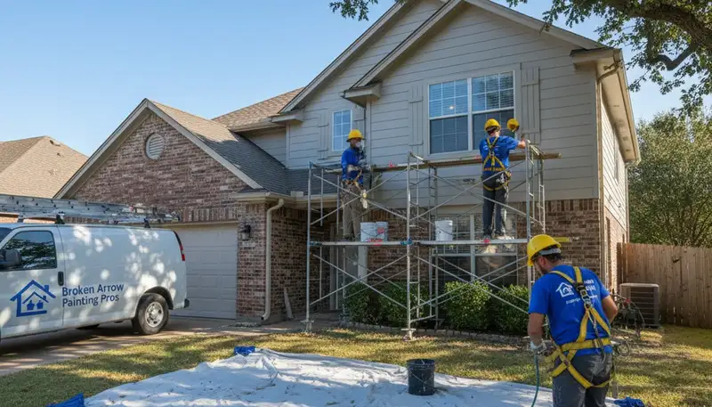 Tulsa, OK painting company for interior and exterior residential painting services