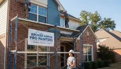 Tulsa, OK painting pros providing professional interior and exterior painting services