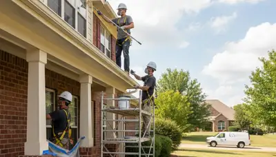 Tulsa, OK painting pros providing interior and exterior house painting services