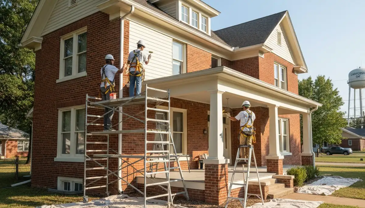 Tulsa, OK painting contractors providing professional interior and exterior house painting services