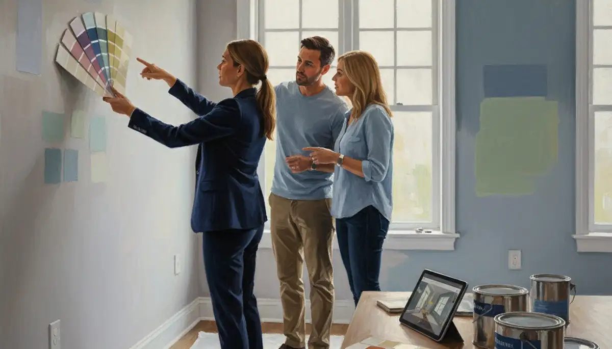 Color consultation for Tulsa, OK homeowners choosing paint colors with Tulsa Paint Pros