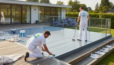 Professional deck painting service in Tulsa, OK for weather protection and curb appeal