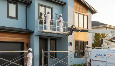 Exterior house painting in Tulsa, OK by Tulsa Paint Pros, boosting curb appeal and weather protection
