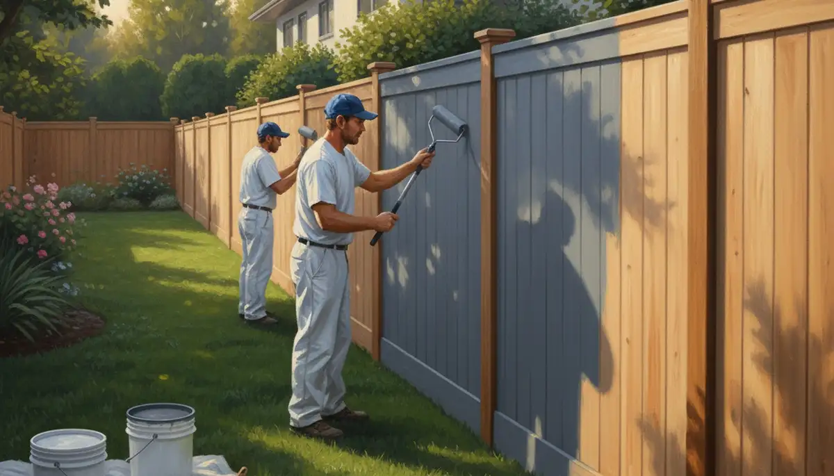 Fence painting service in Tulsa, OK for durable protection against heat, humidity, and storms