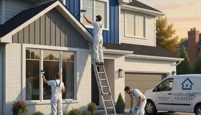 Tulsa, OK house painters applying durable exterior paint for Oklahoma weather protection