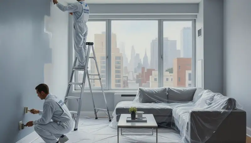 Interior house painting in Tulsa, OK for professional home interiors with clean, durable finish