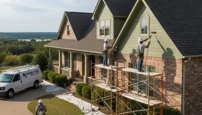 Painting contractors in Tulsa, OK providing professional interior and exterior house painting services