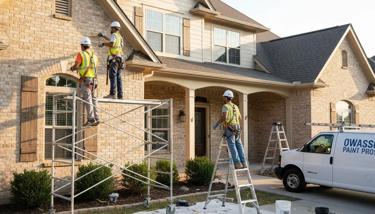 Tulsa, OK painting contractor serving homes and businesses with professional interior and exterior painting