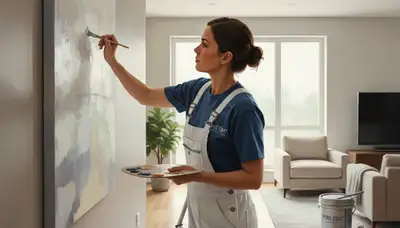 Professional paint touch-up service in Tulsa, OK for clean interior and exterior finish restoration