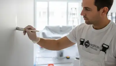 Tulsa Paint Pros performing professional paint touch-ups in Tulsa, OK
