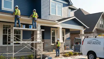 Tulsa, OK painting contractors for interior and exterior residential painting services