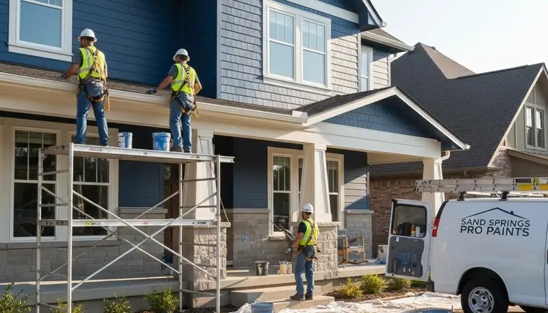 Tulsa, OK painting contractors for interior and exterior residential painting services