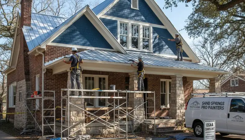 Tulsa, OK painting contractor serving residential and commercial exterior and interior projects