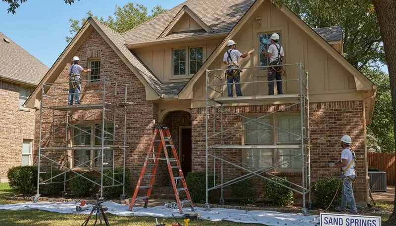Tulsa, OK painters providing professional interior and exterior painting services