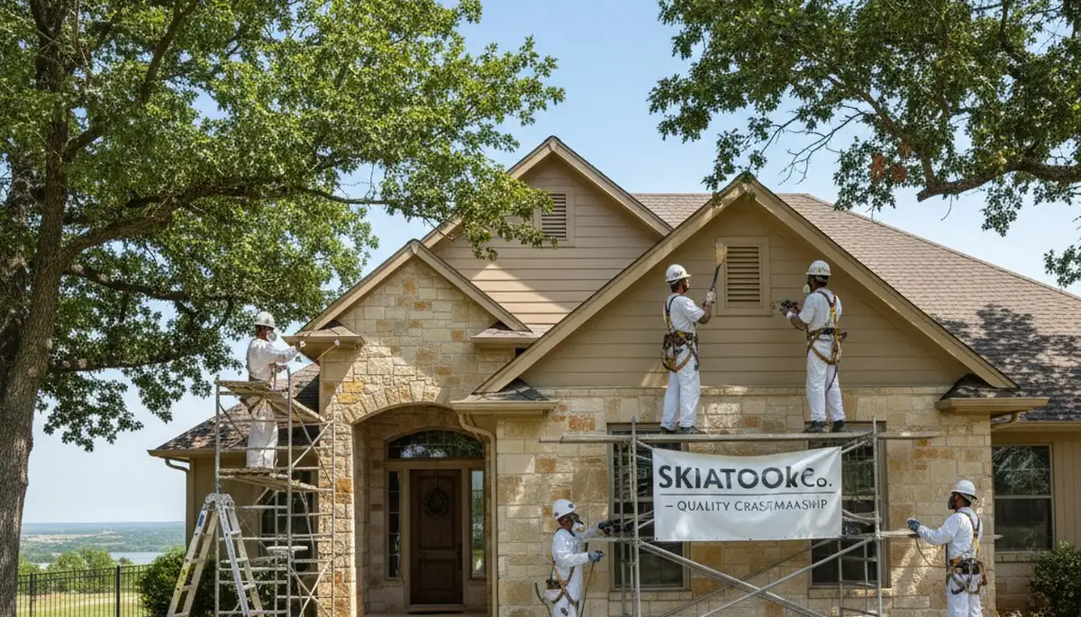 Tulsa, OK painting contractor providing professional interior and exterior house painting services